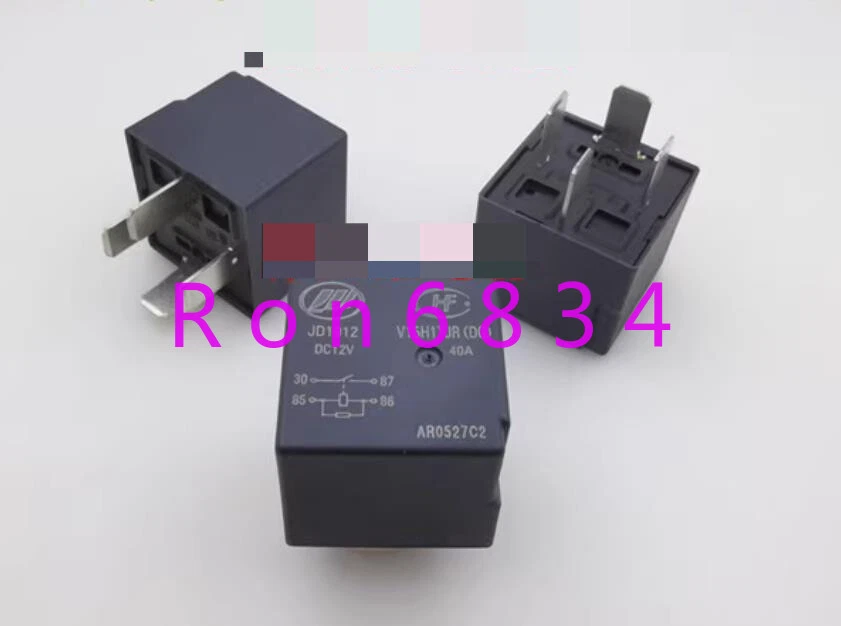 2pcs new JD1912 DC12V 4-pin relay - Image 1 of 1