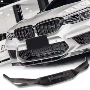 Carbon Fiber Front Bumper Chin Lip Spoiler For BMW 5 Series F90 M5 RKP Style - Picture 1 of 10