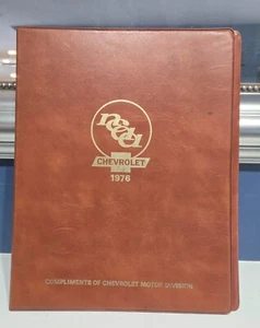 Vintage 1976 Chevrolet Dealer Conference Binder With Photos inc Gerald Ford - Picture 1 of 6