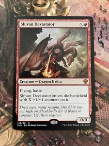 Shivan Devastator Mythic Dominaria United MTG 143 - Picture 1 of 2