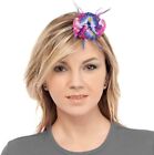 Fabric Hibiscus Flower Hair Clip Luau Fancy Dress Up Halloween Costume Accessory
