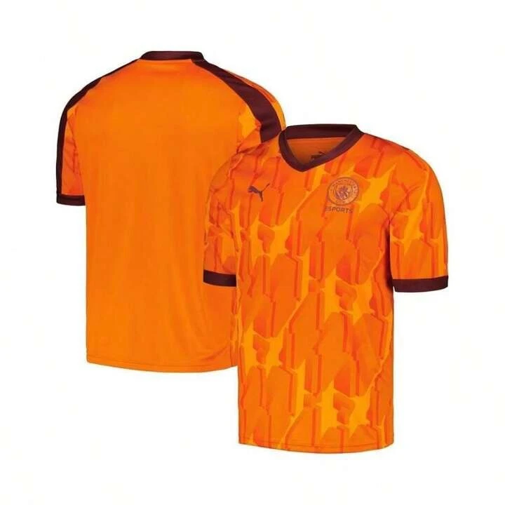 Puma Manchester City FC Prematch Jersey Orange Soccer Men's Large 772842-09