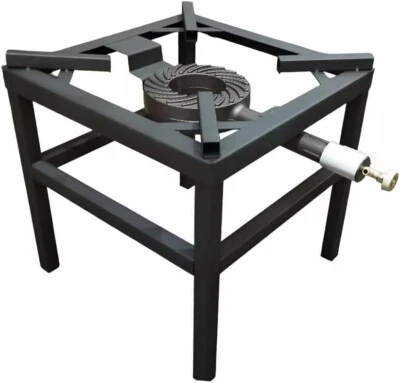 Cast Iron ONE KEY Gas Burner Ring Boiling LPG Cooker Catering 39x39x40CM H.Duty - Image 1 of 3
