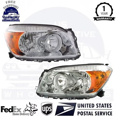 New Front Headlights Assembly Left & Right Side For 2006-2008 Toyota RAV4 2Pcs Foto 1 de 4