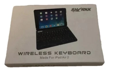 iPad Air 2 Wireless Keyboard By Sharkk Bluetooth Case Black - Image 1 of 4