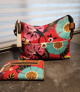 Spartina 449 Daufuskie Island Purse ISLAND FLORAL Bag & Wallet set 13 X 9 - Bild 1 von 24