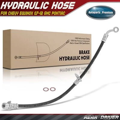 Manguera hidráulica de freno lateral izquierdo trasero para Chevrolet Equinox 2007-2012 GMC Pontiac Foto 1 de 4