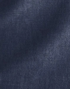 BRUSHED BELGIAN LINEN COTTON DRAPERY / UPHOLSTERY FABRIC IN  INDIGO BY THE YARD - Picture 1 of 1