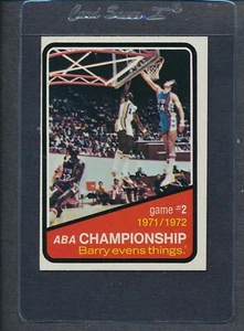 1972/73 Topps #242 ABA Championship Game #2 EX *980 - Imagen 1 de 1
