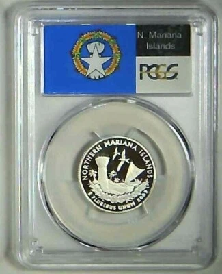 2009-S 25C Territories Quarter N Mariana Is PCGS PR69DCAM 90% Silver 22llch0101  - Image 1 of 2
