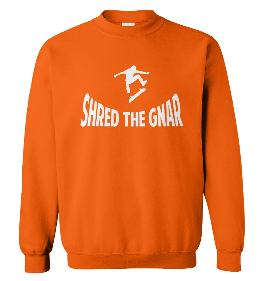 Толстовка унисекс Shred The Gnar - Half Pip для скейтбординга конькобежца - Изображение 1 из 1