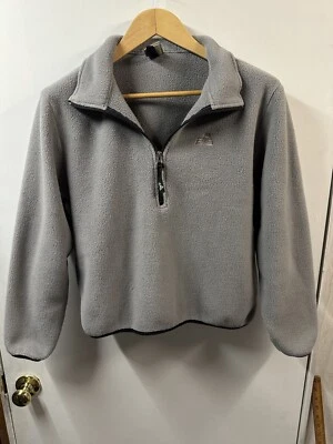 Vintage EMS Polartec 1/2 Zip Fleece Women’s Medium Made In USA Gray  Read Desc - Image 1 of 4