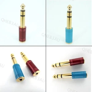6.35mm Male To 3.5mm Female Stereo Jack Audio Headphone Amplifier AUX 6.35 10H - Picture 1 of 12