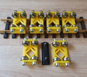 Rollenprüfstand Spur G Groß, 6x Rollenbock + Strombock, LGB-Gartenbahn (12131) - Bild 1 von 11