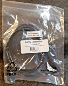 Comprehensive USB 3.0 A Male to Micro B Male Cable 3ft. (C16B1) - Picture 1 of 8