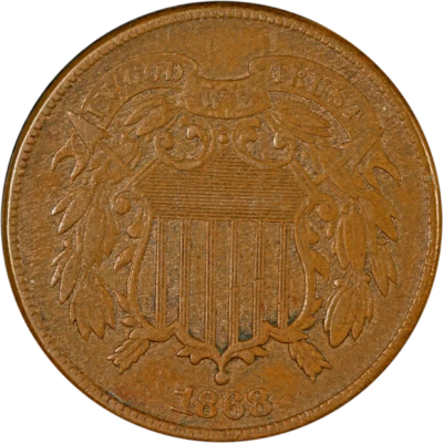 1868 Two (2) Cent Piece Great Deals From The Executive Coin Company - Image 1 of 2