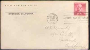 US. 1072. 3c. Andrew W. Mellon (1855-1937) US Secretary. FDC. 1955 -1 - Picture 1 of 1