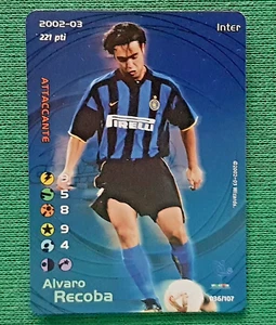 Football Champions 2002-03 "Alvaro Recoba" 036/107 Foil Inter - OTTIMA - Imagen 1 de 2