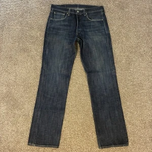 Jeans de mezclilla Levi's 501 xx ajuste original para hombre 34x34 botón mosca lavado oscuro - Imagen 1 de 6
