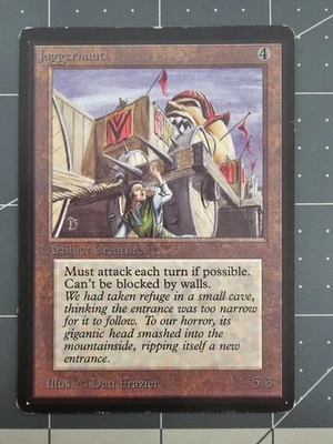 MTG ⭐ Beta Edition ⭐ Juggernaut ⭐ Vintage Legacy - Image 1 of 2