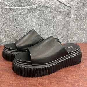 VINTAGE HAVANA Ruth Wedge Sandals Women’s Leather Size 8.5 - Picture 1 of 8