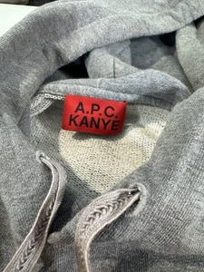 A.P.C. APC Men XL Kanye West Sweatshirt S/S Short Sleeve Hoodie COLLECTOR GRADE - Picture 1 of 10