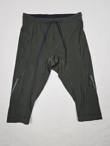 Lululemon cycling Shorts Mens Large Dark Green - Picture 1 of 10