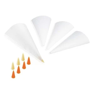 Set 4 Beutel mit wenigen Zierdekorationen und 8 Thermohauser Düsen - Süßigkeiten - Bild 1 von 4