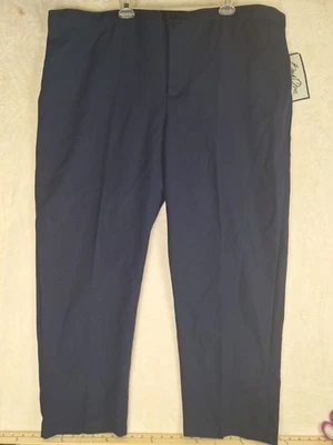 Pantalones Bend Over Plus 24W Azul Marino Poliéster 50x30 Nuevos con Etiquetas Elegantes Foto 1 de 4