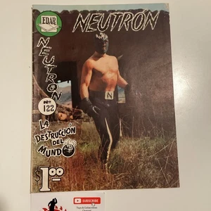 1964 Spanish Comics Neutron #122 Lucha Libre Foto Cómic Edar México Lucha Libre - Imagen 1 de 6