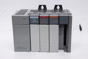 Rack de 4 ranuras AB SLC 500 1746-A4, CPU 1747-L511, 1746-IA16, 1746-OW16, 1746-P1 - Imagen 1 de 21