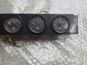 Mitsubishi DIN GAUGE METER GENUINE PART triple gauge evolution cp9a ct9a - Picture 1 of 13