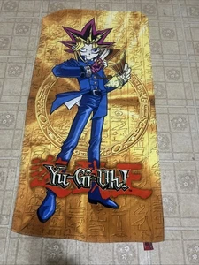 Vintage 90s Yugioh Japanese Anime Graphic 1996 Beach Bath Towel 26x53 - Bild 1 von 3
