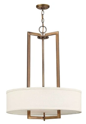 Iluminação Hinkley - Pingente de três luzes - Lustre - Hampton - 3 leves médias - Imagem 1 de 4