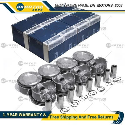 Juego de 8 anillos de pistón STD 4.6T 4.7T para Mercedes-Benz GL500 W221 M278 S500 X166 4.6T Foto 1 de 4