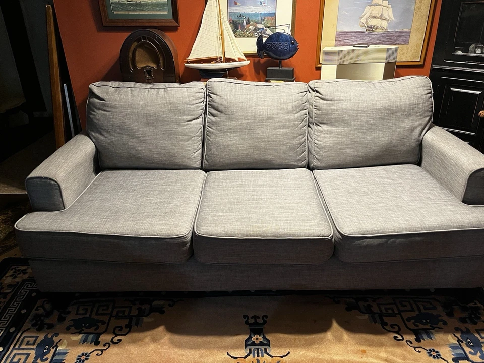 Sofa (light gray) Burlington MA - Image 1 of 2
