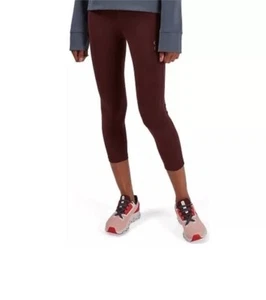 On Cloud Running Active Tights Womens Size: S Maroon Yoga Gym Stretch - Picture 1 of 12