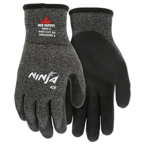 MCR Safety N9691 Ninja Ice Insulated HPT Coated Gloves 15 Gauge HyperMax Shell L - Picture 1 of 3