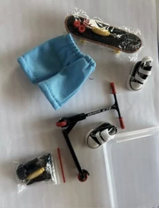 Scooter de Dedo con Herramientas y Zapatos Accesorios para Tablero de Dedos - Pack 1 Dedo Negro - Imagen 1 de 5