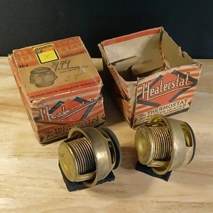2x 1937-1950? Vintage NOS Heaterstat Thermostat No. 18 w Original Boxes - Bild 1 von 5