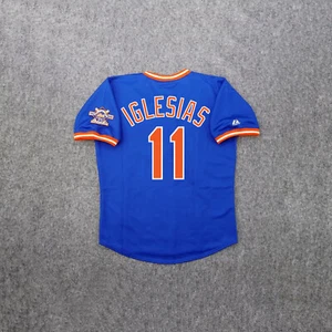 Jose Iglesias 1986 New York Mets Herren Alternate Blue 25th Cooperstown Trikot - Bild 1 von 7