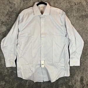 BROOKS BROTHERS Dress Shirt Mens 17.5 34 Regent 1818 Striped Formal Office Work - Picture 1 of 10