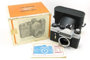 NEU 1987! ZENIT-ET ЗЕНИТ russische sowjetische UdSSR SLR 35 mm Kamera M42 Gehäuse & Etui - Bild 1 von 10
