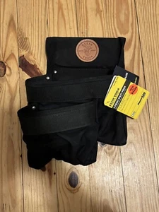 Vintage Klein Black Tool Pouch, Cordura Nylon, Fits Belts Up To (In.): 2 - 5702 - Picture 1 of 8