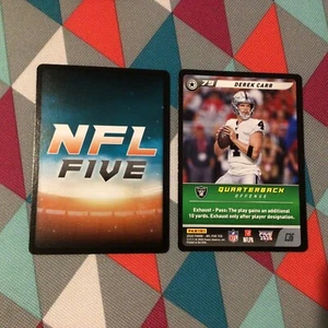 Derek Carr #C36 Raiders QB common Base 2020 Panini Edition NFL five TCG - Picture 1 of 1