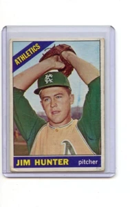 1966 Topps Jim Catfish Hunter Kansas City Athletics #36 ⭐️💥🎯 GVG - Picture 1 of 2