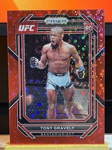 TONY GRAVELY RC 👊 2023 Panini Prizm UFC RED Undercard Disco #01/99 Rookie Card