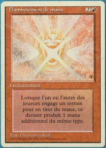 Mana Flare (WB) Revised (FRENCH) HEAVILY PLD Red Rare CARD (185343) ABUGames - Picture 1 of 2