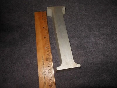 Letra de metal macizo pesado vintage “I” 6” de alto aluminio fundido trabajo industrial Foto 1 de 3