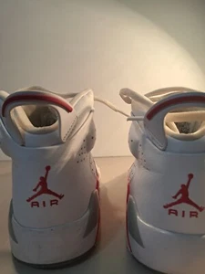 Nike Air Jordan Size 7 Youth White Red DM1159-106 - Picture 1 of 22